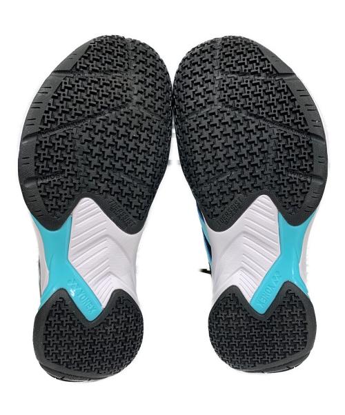 YONEX（ヨネックス）YONEX (ヨネックス) シューズ パワークッションカスケードアクセルワイド ブラック×ブルー サイズ:24cmの古着・服飾アイテム