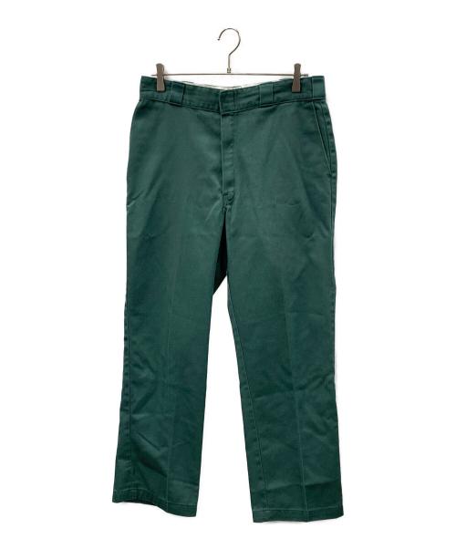 Dickies（ディッキーズ）Dickies (ディッキーズ) ワークパンツ Eliteホック・YKK USA45ジップ グリーン サイズ:実寸サイズにてご確認ください。の古着・服飾アイテム