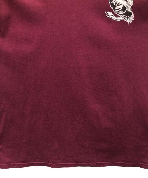 NHS（エヌエイチエス）NHS (エヌエイチエス) SANTA CRUZ (サンタクルーズ) Tシャツ ワインレッド サイズ:実寸サイズにてご確認ください。の古着・服飾アイテム