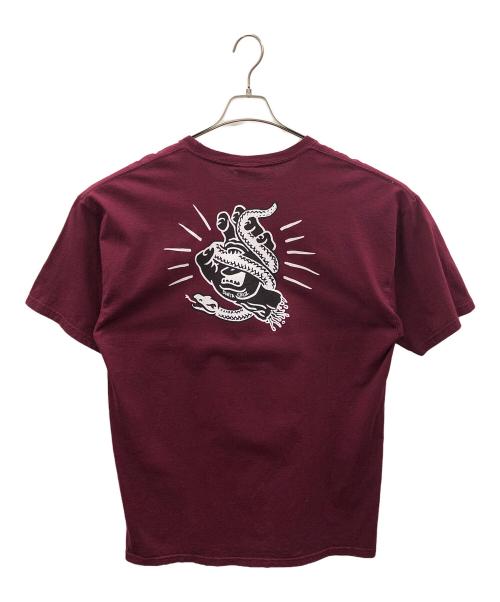 NHS（エヌエイチエス）NHS (エヌエイチエス) SANTA CRUZ (サンタクルーズ) Tシャツ ワインレッド サイズ:実寸サイズにてご確認ください。の古着・服飾アイテム