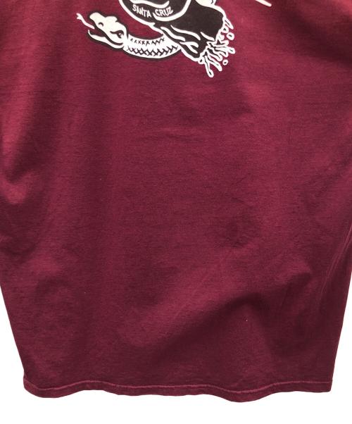 NHS（エヌエイチエス）NHS (エヌエイチエス) SANTA CRUZ (サンタクルーズ) Tシャツ ワインレッド サイズ:実寸サイズにてご確認ください。の古着・服飾アイテム