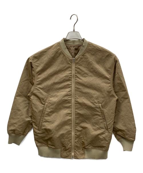 R'IAM PLAGE（リアム プラージュ）R'IAM PLAGE (リアム プラージュ) MA-1ジャケット ベージュ サイズ:38の古着・服飾アイテム