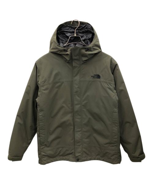THE NORTH FACE（ザ ノース フェイス）THE NORTH FACE (ザ ノース フェイス) 中綿インナー付ジャケット 3WAYジャケット Cassius Triclimate Jacket（カシウス トリクライメイト ジャケット） オリーブ サイズ:Mの古着・服飾アイテム