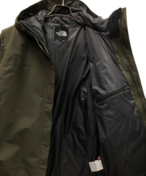 THE NORTH FACE（ザ ノース フェイス）THE NORTH FACE (ザ ノース フェイス) 中綿インナー付ジャケット 3WAYジャケット Cassius Triclimate Jacket（カシウス トリクライメイト ジャケット） オリーブ サイズ:Mの古着・服飾アイテム