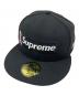 New Era（ニューエラ）の古着「キャップ ピンクリボン」｜ブラック