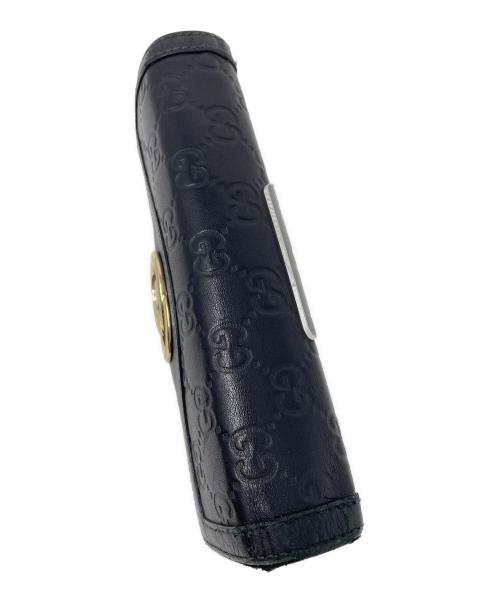 GUCCI（グッチ）GUCCI (グッチ) 長財布 インターロッキング ブラック サイズ:実寸サイズにてご確認ください。の古着・服飾アイテム