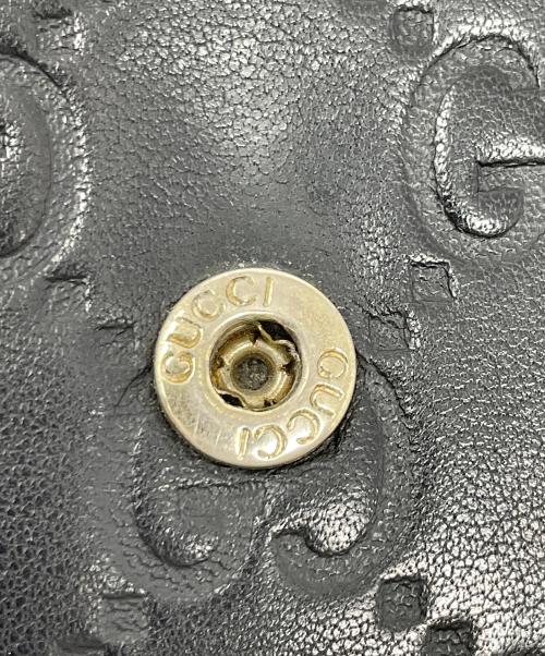GUCCI（グッチ）GUCCI (グッチ) 長財布 インターロッキング ブラック サイズ:実寸サイズにてご確認ください。の古着・服飾アイテム