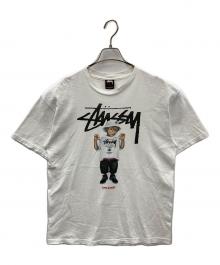 stussy×APPLEBUM（ステューシー×アップルバム）の古着「半袖カットソー」｜ホワイト