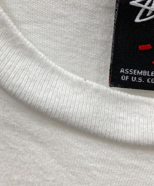 stussy（ステューシー）stussy (ステューシー) APPLEBUM (アップルバム) 半袖カットソー ホワイト サイズ:Lの古着・服飾アイテム