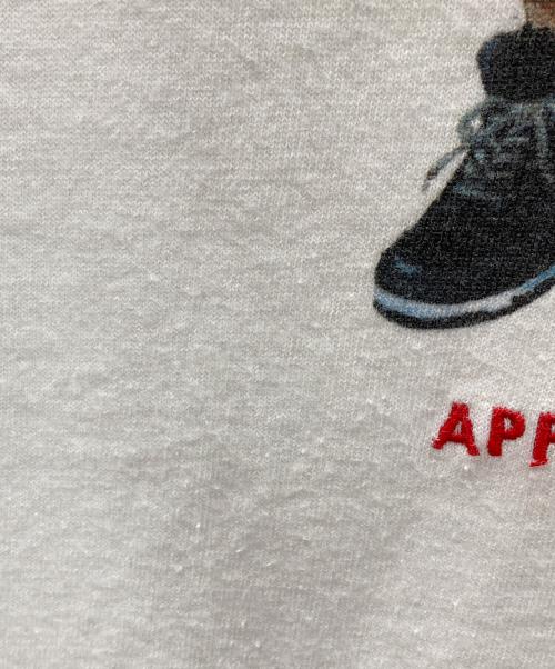 stussy（ステューシー）stussy (ステューシー) APPLEBUM (アップルバム) 半袖カットソー ホワイト サイズ:Lの古着・服飾アイテム