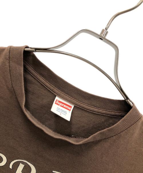 SUPREME（シュプリーム）SUPREME (シュプリーム) 半袖カットソー シュガーレイロビンソン ブラウン サイズ:Lの古着・服飾アイテム