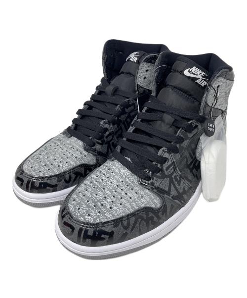 NIKE（ナイキ）NIKE (ナイキ) ハイカットスニーカー AIR JORDAN 1 RETRO HIGH OG（エアジョーダン 1 レトロ ハイ OG） ブラック サイズ:27.5cmの古着・服飾アイテム