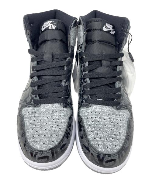 NIKE（ナイキ）NIKE (ナイキ) ハイカットスニーカー AIR JORDAN 1 RETRO HIGH OG（エアジョーダン 1 レトロ ハイ OG） ブラック サイズ:27.5cmの古着・服飾アイテム