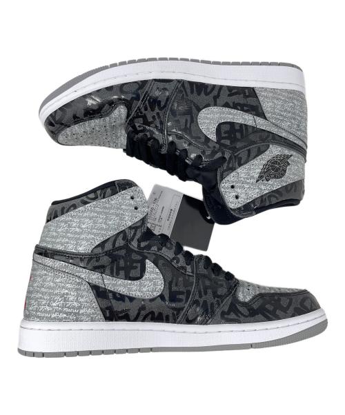 NIKE（ナイキ）NIKE (ナイキ) ハイカットスニーカー AIR JORDAN 1 RETRO HIGH OG（エアジョーダン 1 レトロ ハイ OG） ブラック サイズ:27.5cmの古着・服飾アイテム