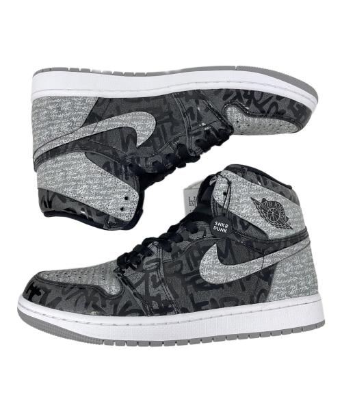 NIKE（ナイキ）NIKE (ナイキ) ハイカットスニーカー AIR JORDAN 1 RETRO HIGH OG（エアジョーダン 1 レトロ ハイ OG） ブラック サイズ:27.5cmの古着・服飾アイテム