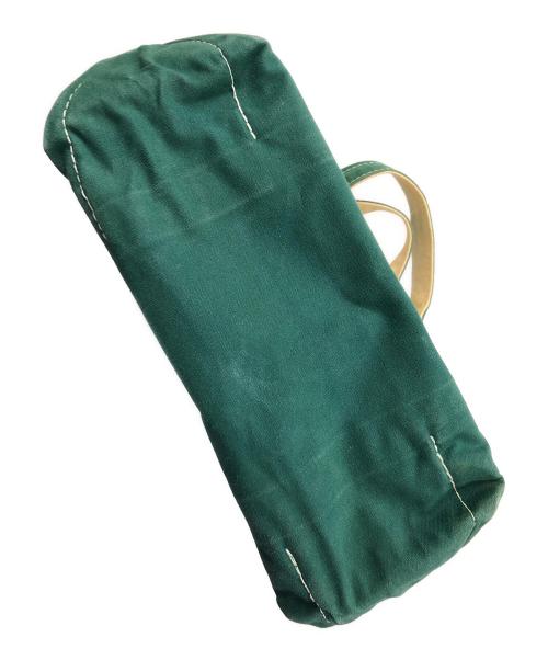 L.L.Bean（エルエルビーン）L.L.Bean (エルエルビーン) キャンバストートバッグ BOAT AND TOTE（ボート アンド トート） ベージュ×グリーン サイズ:実寸サイズにてご確認ください。の古着・服飾アイテム