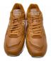 NEW BALANCE (ニューバランス) レザースニーカー ブラウン サイズ:UK7 1/2 未使用品：23000円
