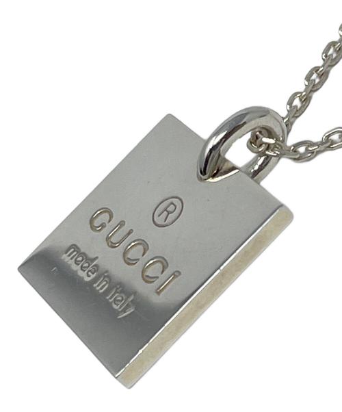 GUCCI（グッチ）GUCCI (グッチ) プレートネックレス サイズ:実寸サイズにてご確認ください。の古着・服飾アイテム