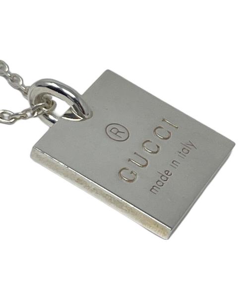 GUCCI（グッチ）GUCCI (グッチ) プレートネックレス サイズ:実寸サイズにてご確認ください。の古着・服飾アイテム