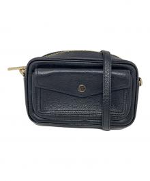 MICHAEL KORS（マイケル・コース）の古着「レザーショルダーバッグ」｜ブラック