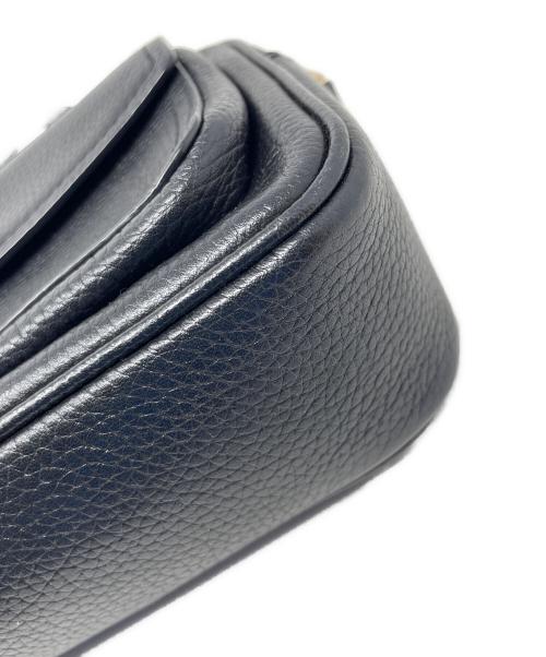 MICHAEL KORS（マイケル・コース）MICHAEL KORS (マイケル・コース) レザーショルダーバッグ ブラック サイズ:実寸サイズにてご確認ください。の古着・服飾アイテム