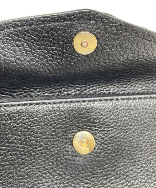 MICHAEL KORS（マイケル・コース）MICHAEL KORS (マイケル・コース) レザーショルダーバッグ ブラック サイズ:実寸サイズにてご確認ください。の古着・服飾アイテム