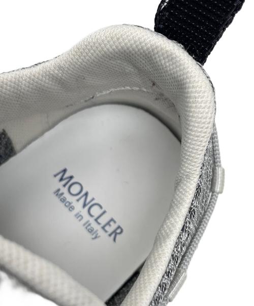 MONCLER（モンクレール）MONCLER (モンクレール) スニーカー ホワイト×グレー サイズ:36の古着・服飾アイテム