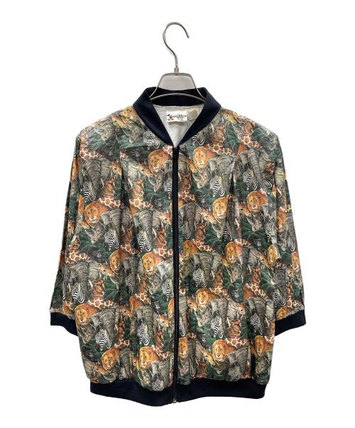 DISNEY（ディズニー）DISNEY ジャケット WALT DISNEY WORLD 90s Vintage Paper jacket（ウォルト ディズニー ワールド ナインティーズ ビンテージ ペーパー ジャケット） マルチカラー サイズ:LARGEの古着・服飾アイテム
