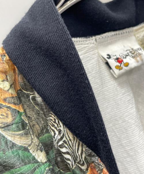 DISNEY（ディズニー）DISNEY ジャケット WALT DISNEY WORLD 90s Vintage Paper jacket（ウォルト ディズニー ワールド ナインティーズ ビンテージ ペーパー ジャケット） マルチカラー サイズ:LARGEの古着・服飾アイテム