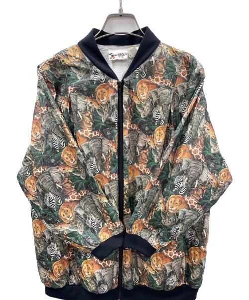 DISNEY（ディズニー）DISNEY ジャケット WALT DISNEY WORLD 90s Vintage Paper jacket（ウォルト ディズニー ワールド ナインティーズ ビンテージ ペーパー ジャケット） マルチカラー サイズ:LARGEの古着・服飾アイテム