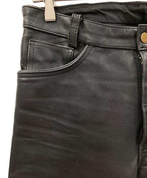 VANSON（バンソン）VANSON (バンソン) レザーパンツ ブラック サイズ:32の古着・服飾アイテム
