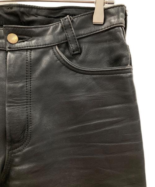 VANSON（バンソン）VANSON (バンソン) レザーパンツ ブラック サイズ:32の古着・服飾アイテム