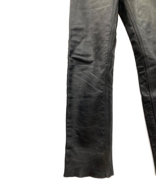 VANSON（バンソン）VANSON (バンソン) レザーパンツ ブラック サイズ:32の古着・服飾アイテム