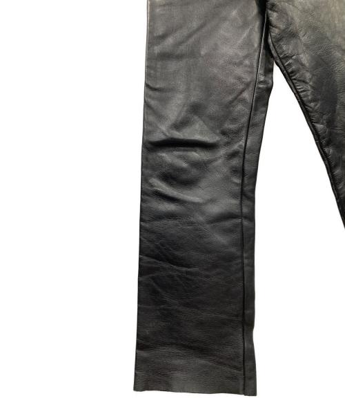 VANSON（バンソン）VANSON (バンソン) レザーパンツ ブラック サイズ:28の古着・服飾アイテム