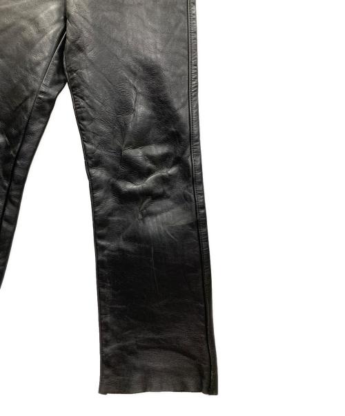 VANSON（バンソン）VANSON (バンソン) レザーパンツ ブラック サイズ:28の古着・服飾アイテム