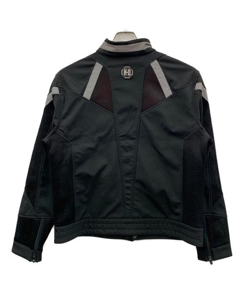 HARLEY-DAVIDSON（ハーレーダビッドソン）HARLEY-DAVIDSON (ハーレーダビッドソン) ライダースジャケット パフォーマンス ソフトシェル＆メッシュ ジャケット ブラック サイズ:Lの古着・服飾アイテム