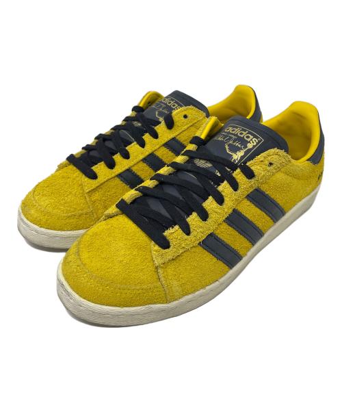 adidas（アディダス）adidas (アディダス) スニーカー Jabbar Lo x Bruce Lee Shoes（ジャバー ローｘブルース・リー） イエロー×ブラック サイズ:26.5cmの古着・服飾アイテム