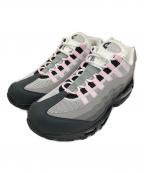 NIKEナイキ）の古着「スニーカー Women's Air Max 95 OG Big Bubble "Medium Grey/Pink Foam"（エアマックス95 OG ビッグバブル "ミディアムグレー/ピンクフォーム"）」｜グレー×ピンク