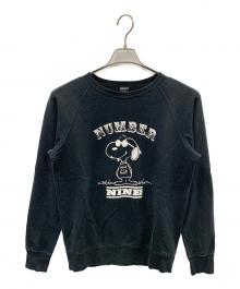 NUMBER (N)INE×PEANUTS（ナンバーナイン×ピーナッツ）の古着「スウェット」｜ブラック