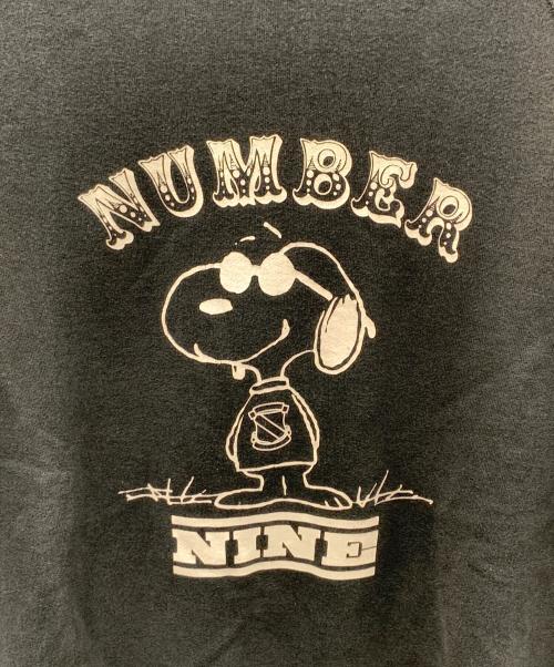 NUMBER (N)INE（ナンバーナイン）NUMBER (N)INE (ナンバーナイン) PEANUTS (ピーナッツ) スウェット ブラック サイズ:2の古着・服飾アイテム