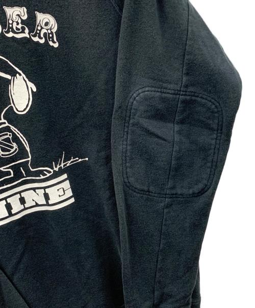 NUMBER (N)INE（ナンバーナイン）NUMBER (N)INE (ナンバーナイン) PEANUTS (ピーナッツ) スウェット ブラック サイズ:2の古着・服飾アイテム