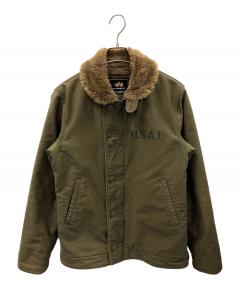 ALPHA INDUSTRIES ミリタリージャケット L ファージャケット古着 中古・古着通販】ALPHA INDUSTRIES (アルファインダストリーズ) M-65