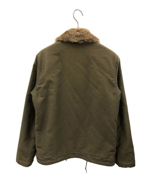 ALPHA INDUSTRIES（アルファインダストリーズ）ALPHA INDUSTRIES (アルファインダストリーズ) N-1 デッキジャケット オリーブ サイズ:MEDIUMの古着・服飾アイテム