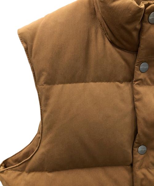 A.P.C.（アーペーセー）A.P.C. (アーペーセー) CarHartt (カーハート) ダウンベスト ブラウン サイズ:Sの古着・服飾アイテム