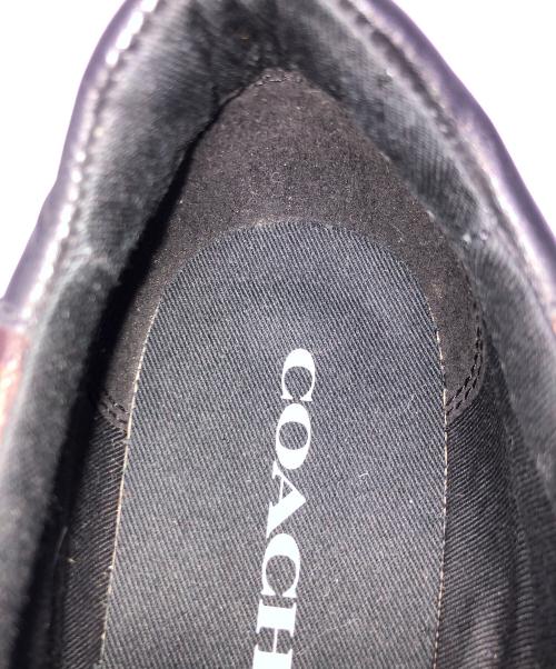 COACH（コーチ）COACH (コーチ) ローカットスニーカー ブラック×ブラウン サイズ:US 7Bの古着・服飾アイテム