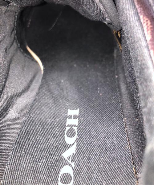 COACH（コーチ）COACH (コーチ) ローカットスニーカー ブラック×ブラウン サイズ:US 7Bの古着・服飾アイテム