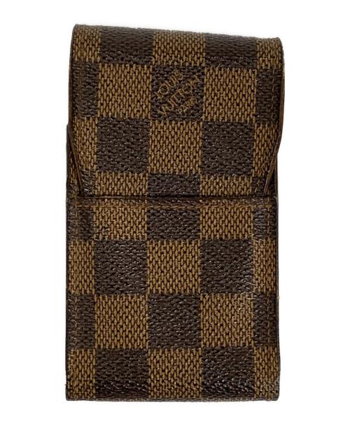 LOUIS VUITTON（ルイ ヴィトン）LOUIS VUITTON (ルイ ヴィトン) シガレットケース ダミエ エテュイ・シガレット ブラウン サイズ:実寸サイズにてご確認ください。の古着・服飾アイテム