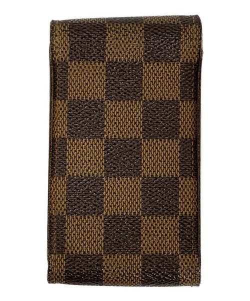 LOUIS VUITTON（ルイ ヴィトン）LOUIS VUITTON (ルイ ヴィトン) シガレットケース ダミエ エテュイ・シガレット ブラウン サイズ:実寸サイズにてご確認ください。の古着・服飾アイテム