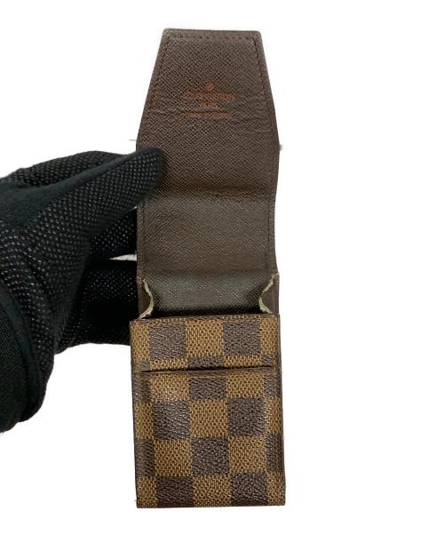 LOUIS VUITTON（ルイ ヴィトン）LOUIS VUITTON (ルイ ヴィトン) シガレットケース ダミエ エテュイ・シガレット ブラウン サイズ:実寸サイズにてご確認ください。の古着・服飾アイテム