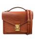 LOUIS VUITTON（ルイ ヴィトン）の古着「2WAYバッグ ハンドバッグ ショルダーバッグ エピ モンソー」｜ブラウン